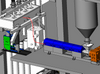 Línea de producción de fibra discontinua de poliéster regenerado, máquina de remolque de poliéster reciclado